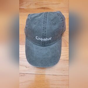 Gray Green 'Creator' Port & Company Embroidered Cap NWT